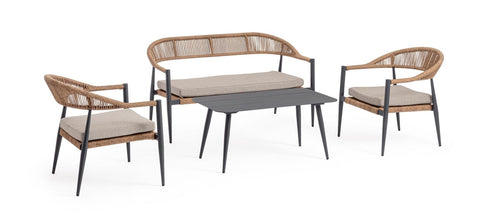 SET4 SITZGRUPPE M-K JANDIA ANTHRAZIT/NAT