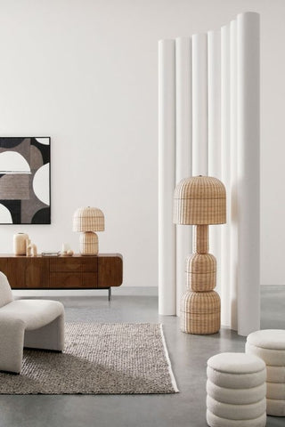 STEHLEUCHTE SIKKIM RATTAN H157