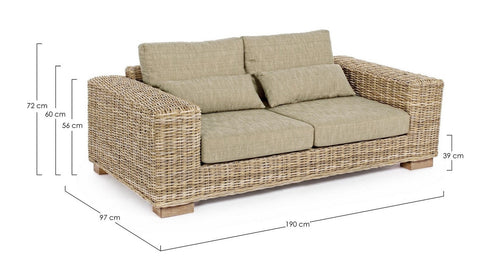 2-3PL. SOFA M-KISSEN LEANDRO
