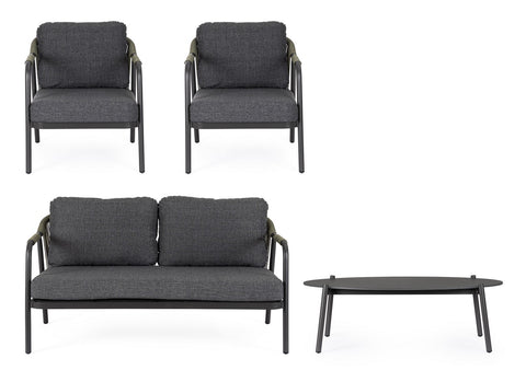 SET4 SITZGRUPPE C-C MIRAVET ANT/GRÜN
