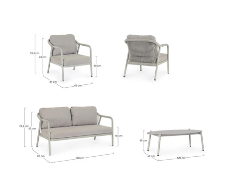 SET4 SITZGRUPPE C-C MIRAVET SATURN