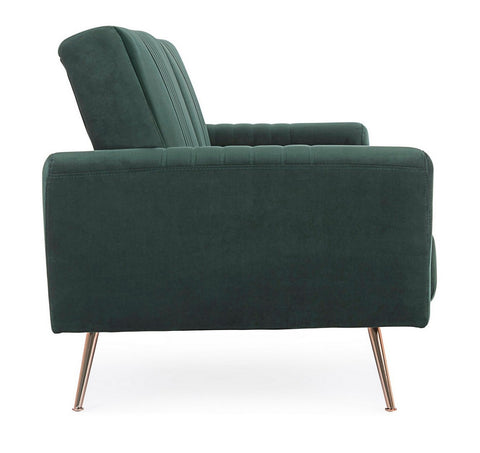 BETTSOFA JOHNNY SAMT DUNKELGRÜN