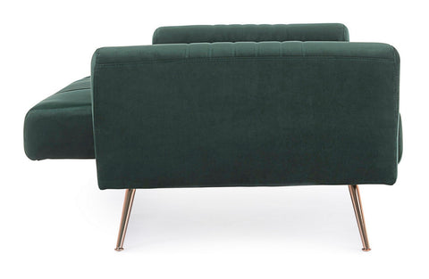 BETTSOFA JOHNNY SAMT DUNKELGRÜN