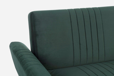 BETTSOFA JOHNNY SAMT DUNKELGRÜN