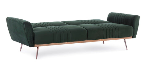 BETTSOFA JOHNNY SAMT DUNKELGRÜN