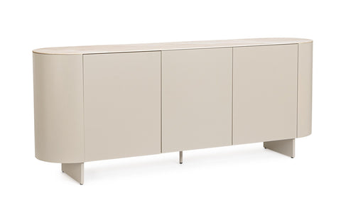 KOMMODE 3TÜREN ARDIS HELLES BEIGE