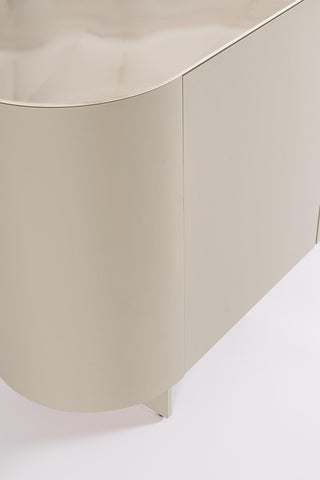 KOMMODE 3TÜREN ARDIS HELLES BEIGE