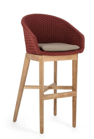 Bizzotto Homemotion BARHOCKER COACHELLA M-KISSEN ANTHRAZ