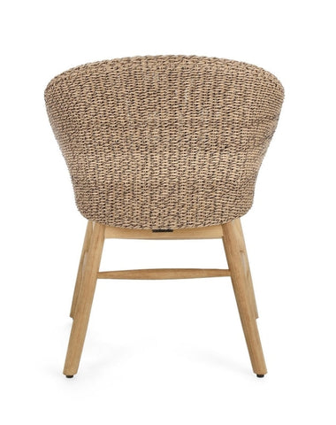 Bizzotto Homemotion SEDIA C-BR C-C GENESIS ABACA BadlyBitten