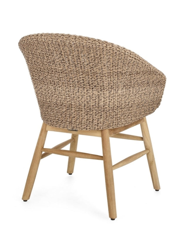 Bizzotto Homemotion SEDIA C-BR C-C GENESIS ABACA BadlyBitten