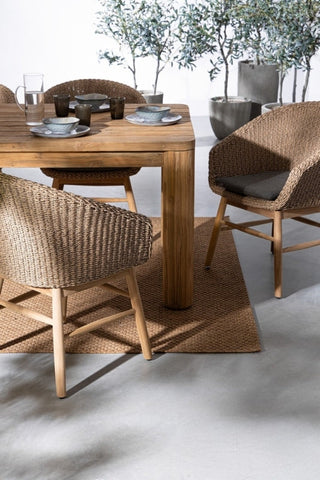 Bizzotto Homemotion SEDIA C-BR C-C GENESIS ABACA BadlyBitten