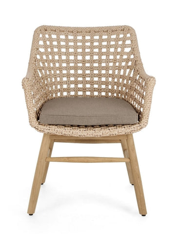 Bizzotto Homemotion SEDIA C-BR C-C WILSON NATURALE BadlyBitten