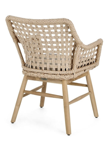 Bizzotto Homemotion SEDIA C-BR C-C WILSON NATURALE BadlyBitten