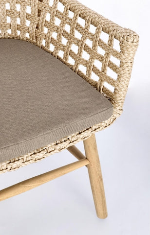 Bizzotto Homemotion SEDIA C-BR C-C WILSON NATURALE BadlyBitten