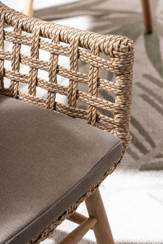 Bizzotto Homemotion SEDIA C-BR C-C WILSON NATURALE BadlyBitten