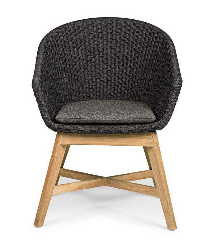 Bizzotto Homemotion STUHL COACHELLA M-ARM M-KIS ANTHR BadlyBitten