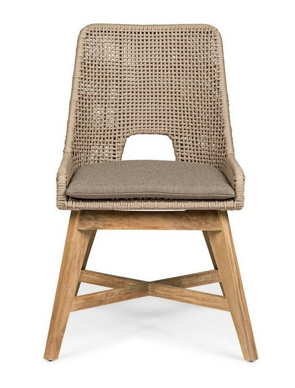 Bizzotto Homemotion STUHL HESPERIA M-KISSEN TAUPE BadlyBitten