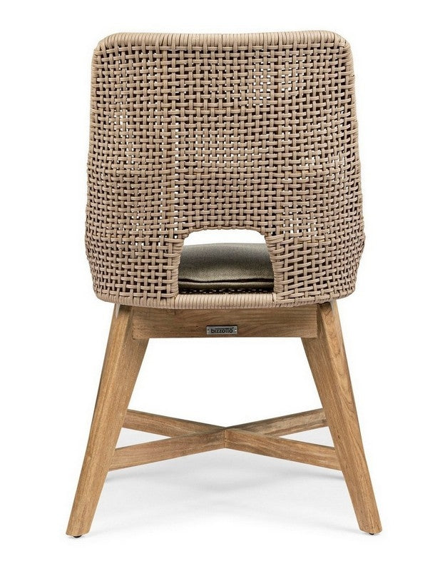 Bizzotto Homemotion STUHL HESPERIA M-KISSEN TAUPE BadlyBitten