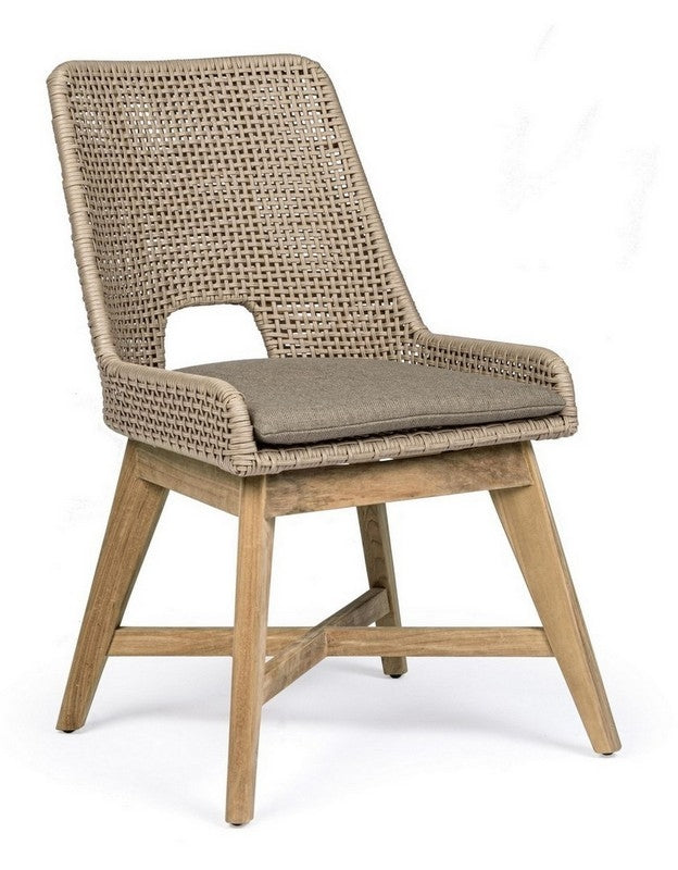 Bizzotto Homemotion STUHL HESPERIA M-KISSEN TAUPE BadlyBitten