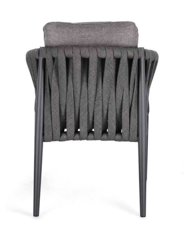 Bizzotto Homemotion STUHL JACINTA C-ARM M-K ANTHRAZIT WG21 BadlyBitten
