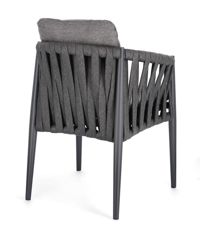 Bizzotto Homemotion STUHL JACINTA C-ARM M-K ANTHRAZIT WG21 BadlyBitten