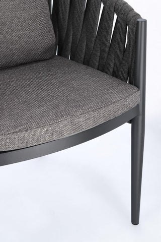 Bizzotto Homemotion STUHL JACINTA C-ARM M-K ANTHRAZIT WG21 BadlyBitten