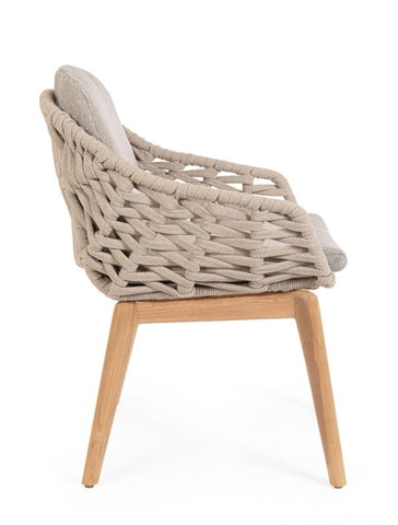 Bizzotto Homemotion STUHL M-ARM M-K TAMIRES BEIGE BadlyBitten