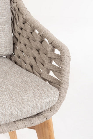 Bizzotto Homemotion STUHL M-ARM M-K TAMIRES BEIGE BadlyBitten