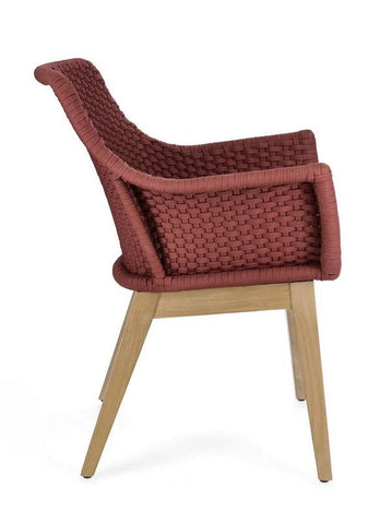 Bizzotto Homemotion STUHL M-ARM M-KISSEN ALLISON ANTHRAZIT