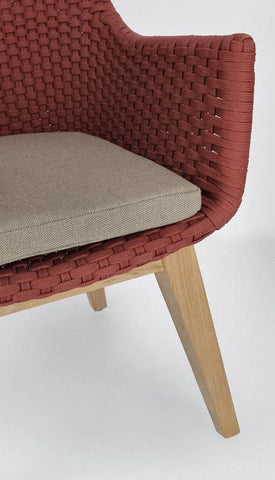 Bizzotto Homemotion STUHL M-ARM M-KISSEN ALLISON ANTHRAZIT