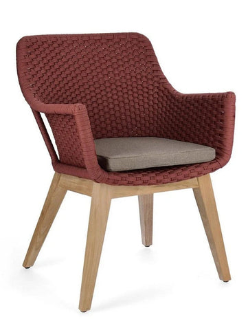 Bizzotto Homemotion STUHL M-ARM M-KISSEN ALLISON ANTHRAZIT