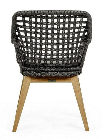 Bizzotto Homemotion STUHL MIT ARMLEHNEN MIT KISSEN MADISON N