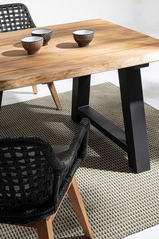 Bizzotto Homemotion STUHL MIT ARMLEHNEN MIT KISSEN MADISON N