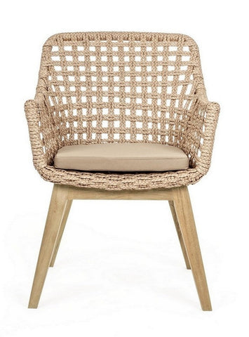 Bizzotto Homemotion STUHL MIT ARMLEHNEN MIT KISSEN MADISON N BadlyBitten