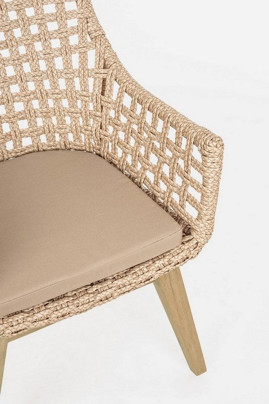 Bizzotto Homemotion STUHL MIT ARMLEHNEN MIT KISSEN MADISON N BadlyBitten