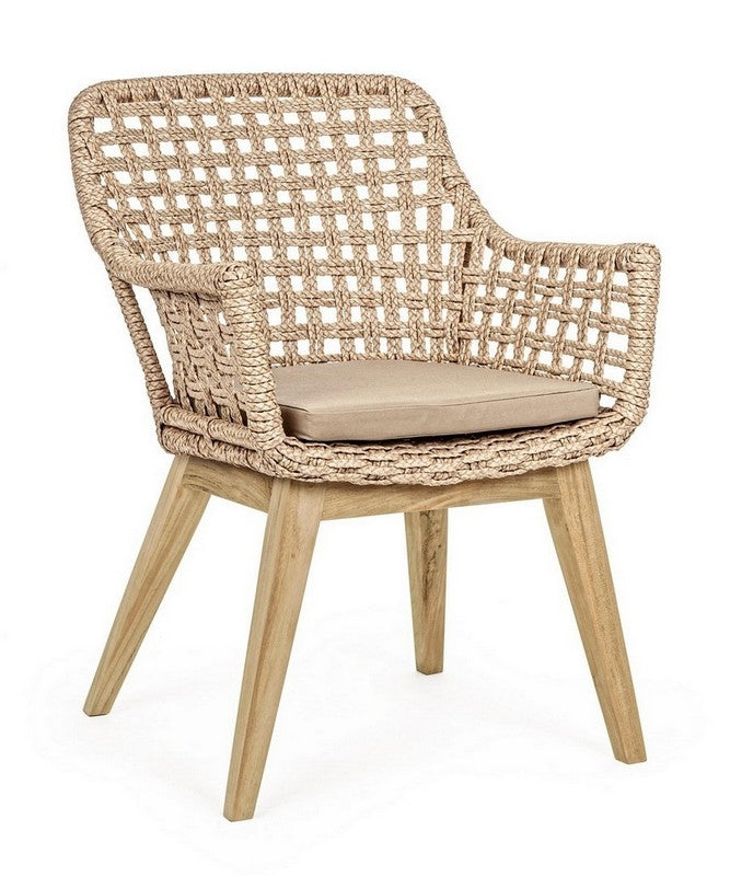 Bizzotto Homemotion STUHL MIT ARMLEHNEN MIT KISSEN MADISON N BadlyBitten