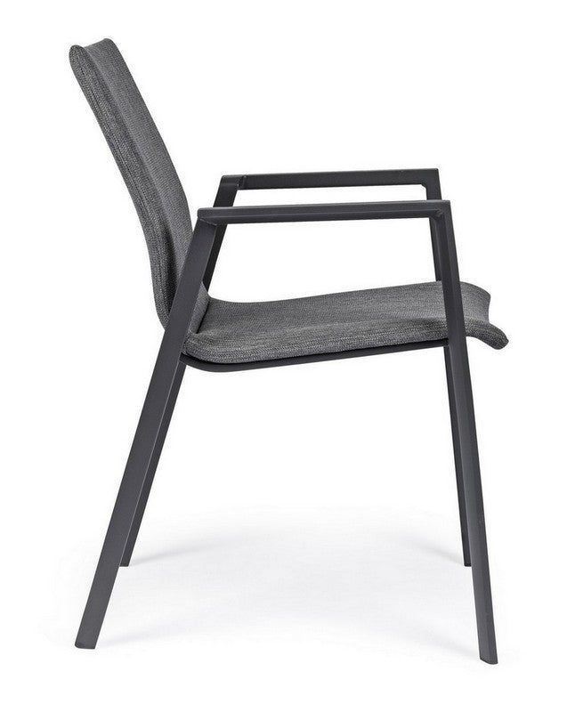 Bizzotto STUHL ODEON M-ARM ANTHRAZIT JX55 BadlyBitten