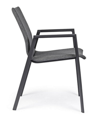 Bizzotto STUHL ODEON M-ARM ANTHRAZIT JX55 BadlyBitten