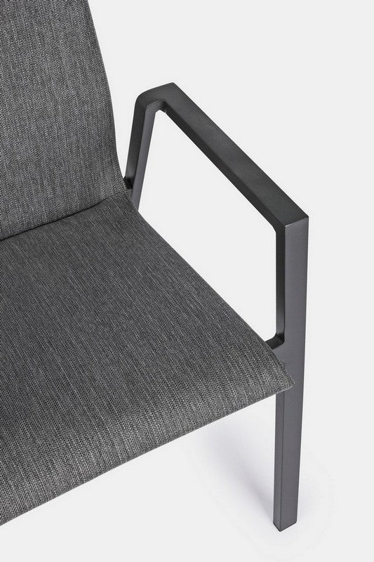 Bizzotto STUHL ODEON M-ARM ANTHRAZIT JX55 BadlyBitten