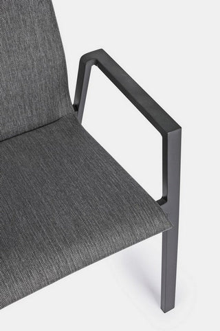 Bizzotto STUHL ODEON M-ARM ANTHRAZIT JX55 BadlyBitten