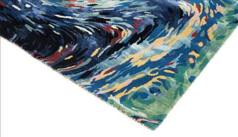 CARPET DECOR FLORES BLUE BadlyBitten
