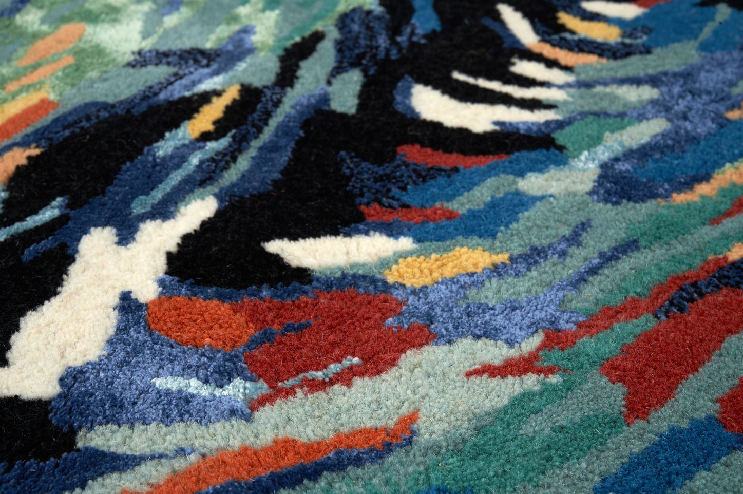 CARPET DECOR FLORES BLUE BadlyBitten