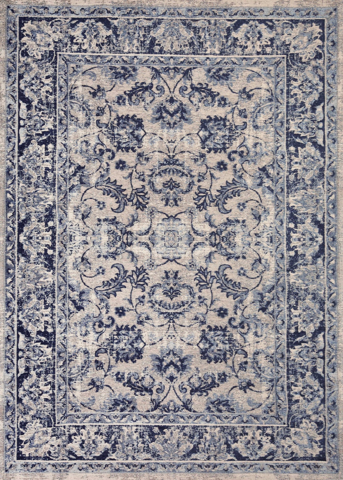 CARPET DECOR TEBRIZ ANTIQUE BLUE BadlyBitten