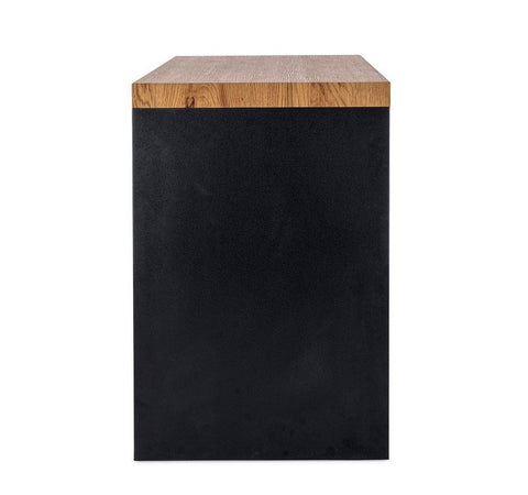 SCHREIBTISCH 2BR LINE WOOD SCHW 120X50