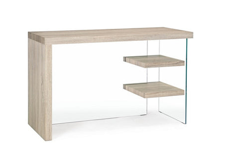 SCHREIBTISCH 2BR LINE WOOD SCHW 120X50