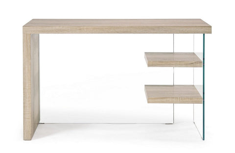 SCHREIBTISCH 2BR LINE WOOD SCHW 120X50