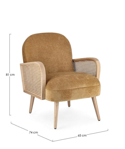 SESSEL DALIDA NATURFARBE