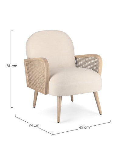SESSEL DALIDA NATURFARBE