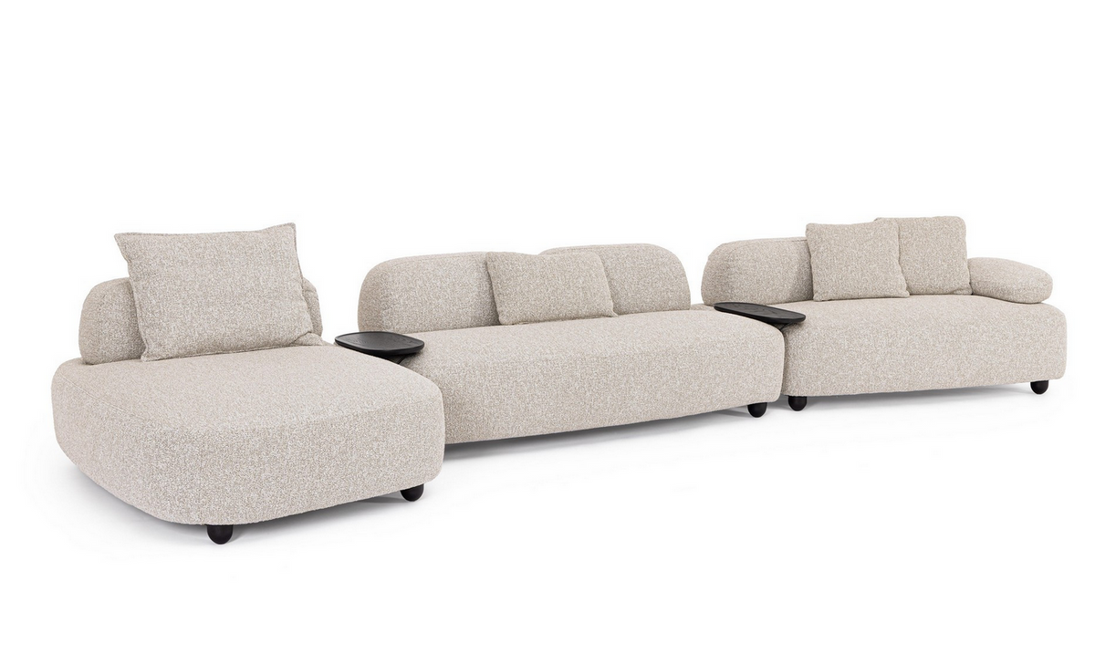 SOFA 4+1P M-KISSEN ISIDE M-HALBINSEL