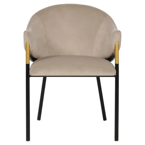 Richmond Interiors Chair Jocasta Khaki 56 x 59 x 78 cm